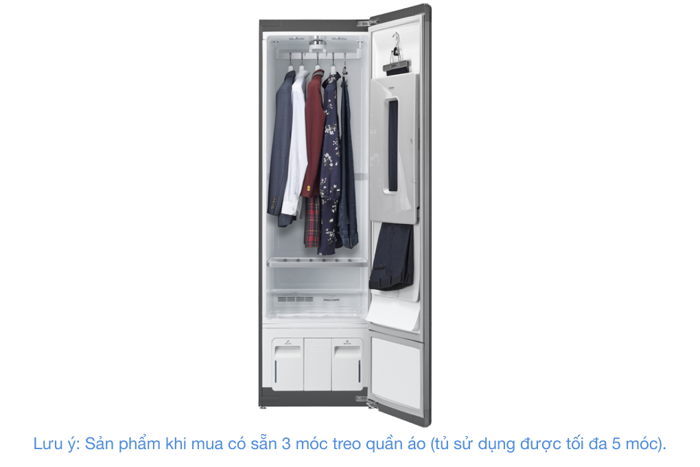 Tủ chăm sóc quần áo thông minh LG Styler Inverter 5 móc S5MB