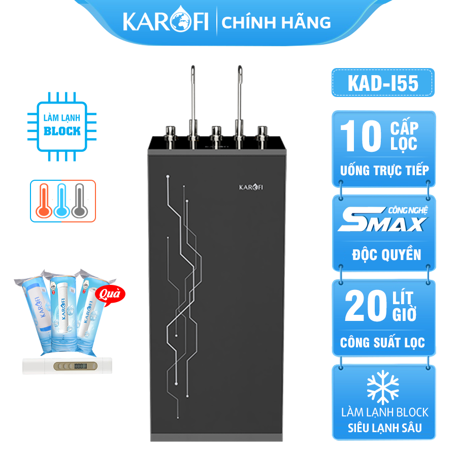 MÁY LỌC NƯỚC NÓNG LẠNH KAROFI KAD-I55