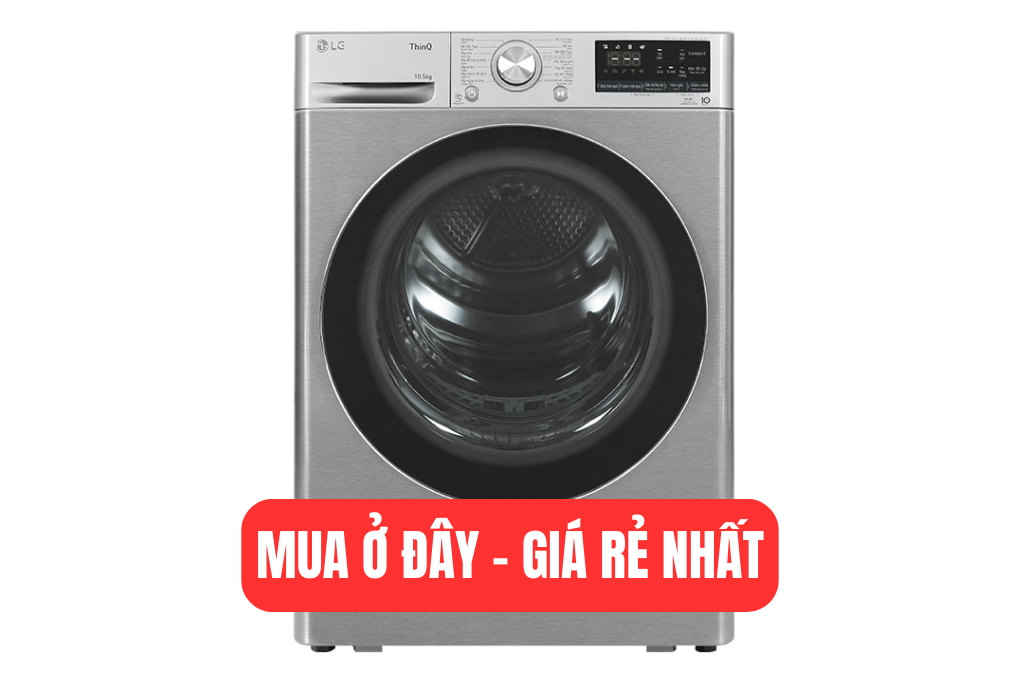 Máy sấy bơm nhiệt LG 10.5 kg DVHP50P