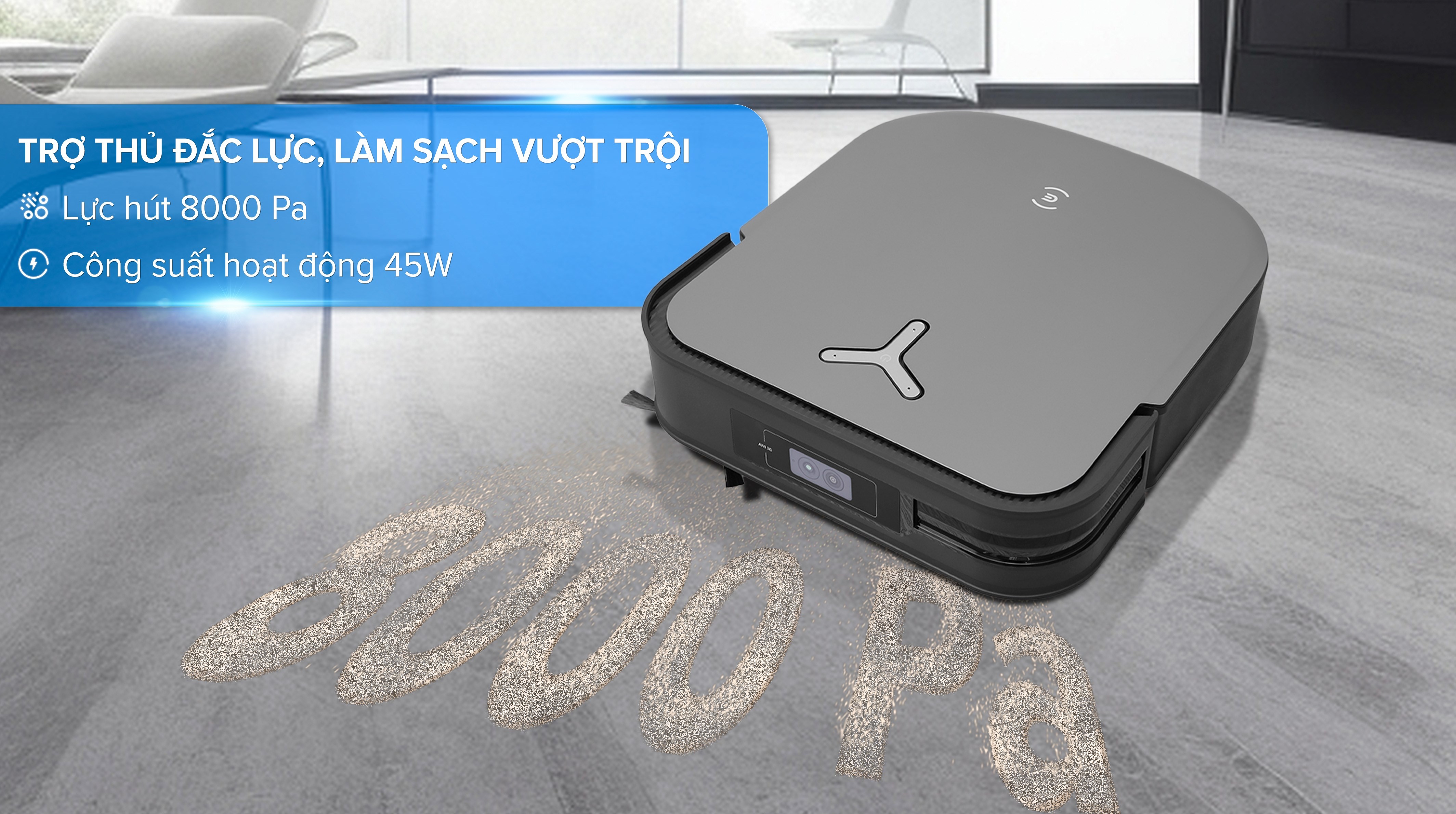 Robot hút bụi lau nhà Ecovacs Deebot X2 OMNI