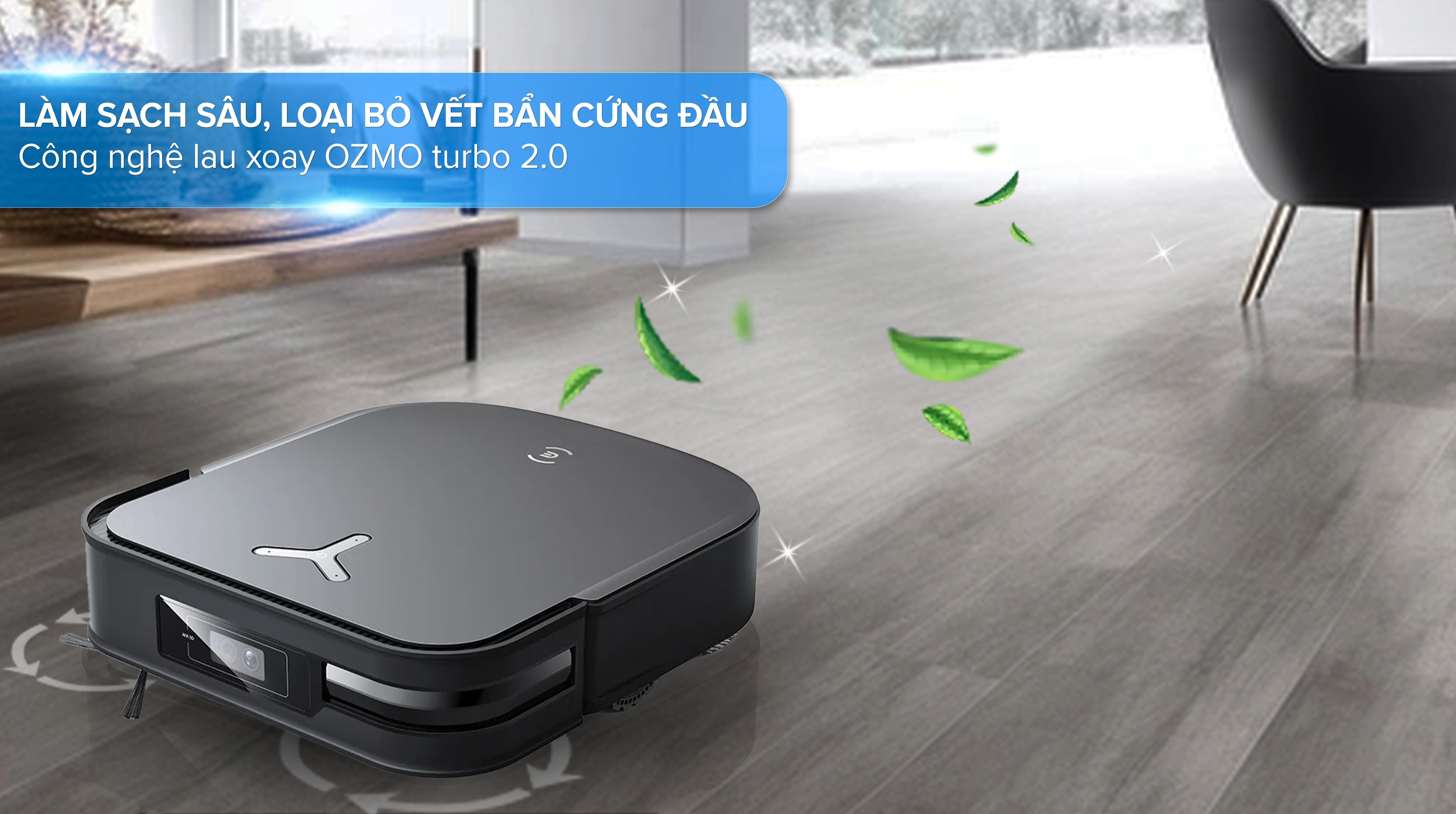 Robot hút bụi lau nhà Ecovacs Deebot X2 OMNI