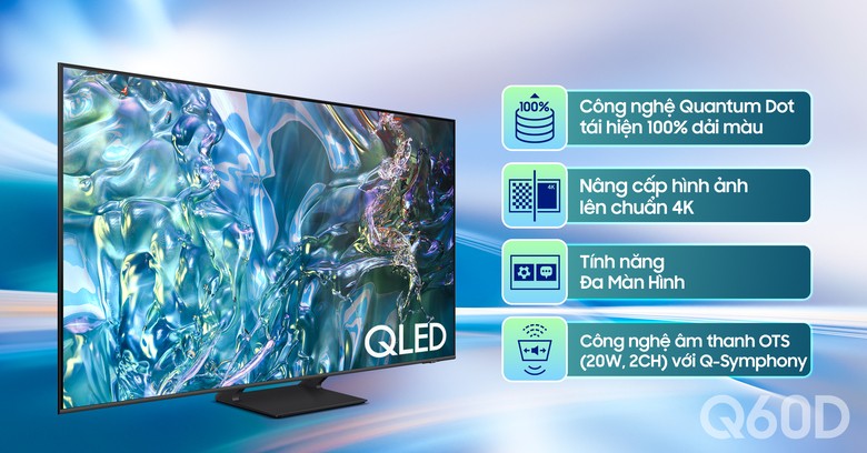 Smart Tivi QLED Samsung 4K 85 inch QA85Q60D