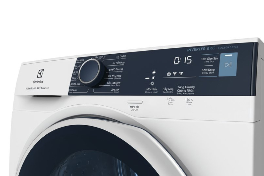 Máy sấy ngưng tụ Electrolux UltimateCare 8 kg EDC804P5WB