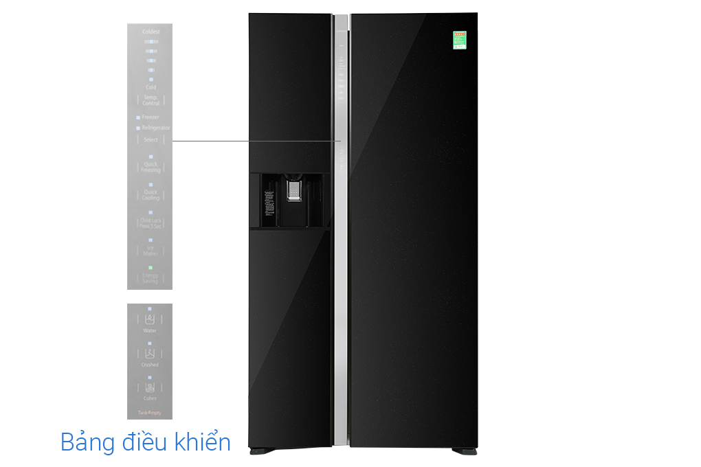 Tủ lạnh Hitachi Inverter 573 lít Side By Side R-SX800GPGV0 GBK