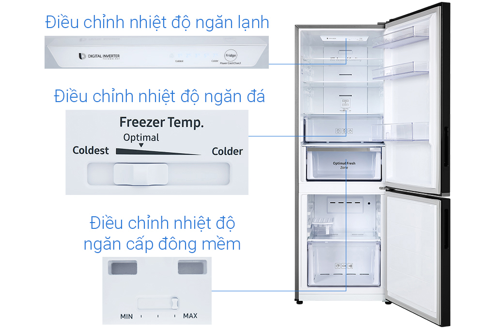 Tủ lạnh Samsung Inverter 310 lít RB30N4010BU/SV (Model 2020)