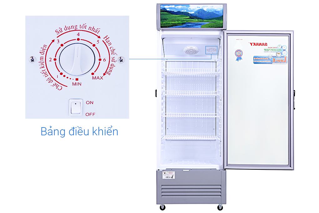 Tủ mát Sanaky Inverter 290 lít TM.VH-358K3L