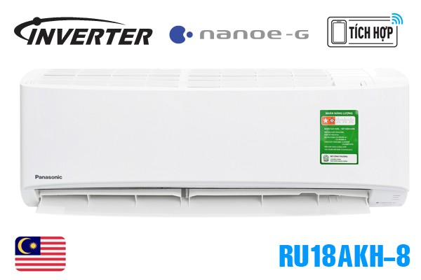 Điều hòa Panasonic 1 chiều 18.000BTU inverter RU18AKH-8