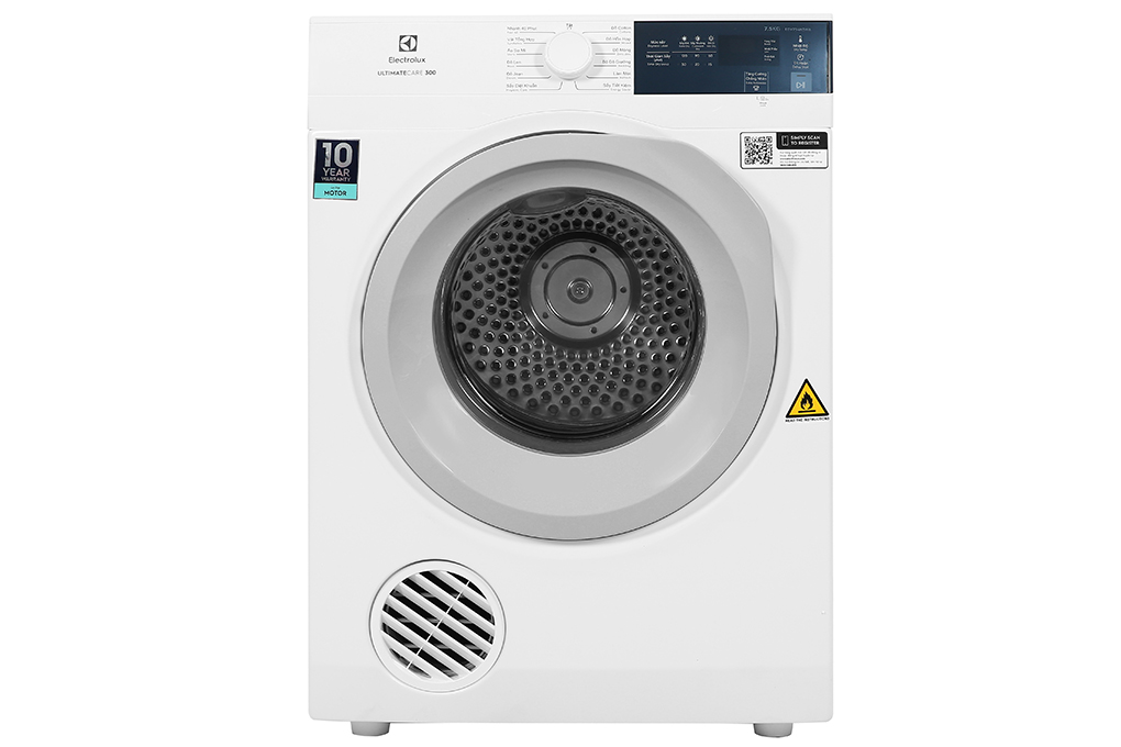 Máy sấy thông hơi Electrolux UltimateCare 8.5 kg EDV854J3WB