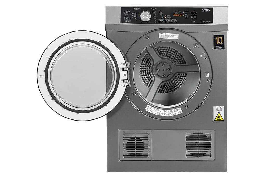 Máy sấy Aqua AQH-V800H.SS 8kg thông hơi