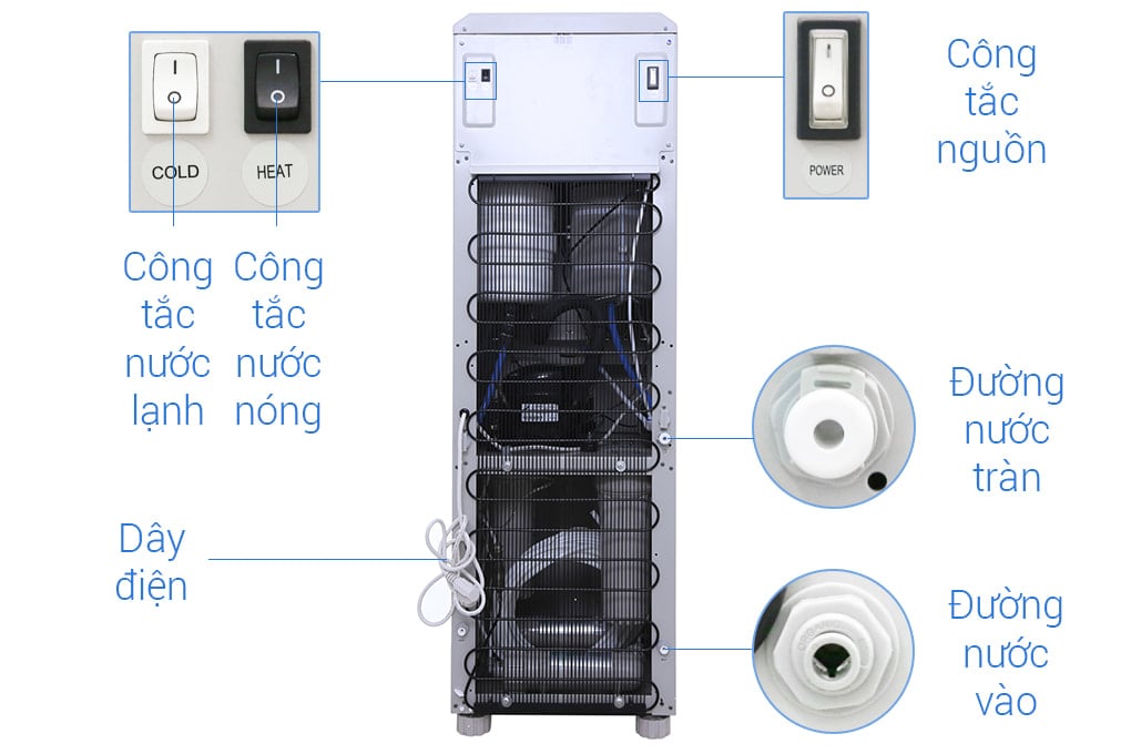 Máy lọc nước RO nóng lạnh AOSmith ADR75-V-ET-1 5 lõi