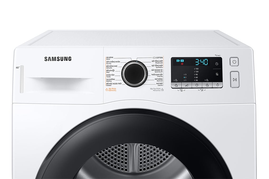 Máy sấy bơm nhiệt Samsung 9 kg DV90TA240AE/SV