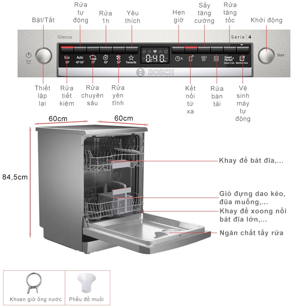 Máy rửa bát BOSCH SMS4EMI00E