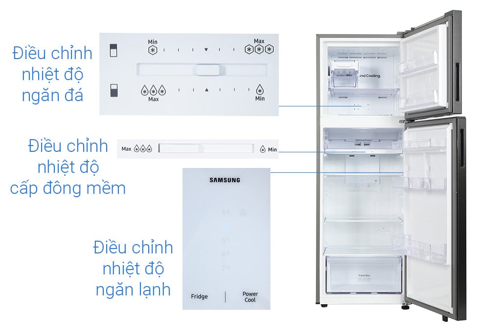 Tủ lạnh Samsung Inverter 305 lít RT31CG5424B1SV