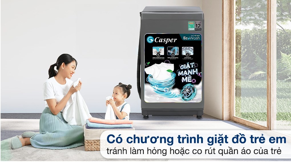 Máy giặt Casper 8.5 kg WT-85NG1