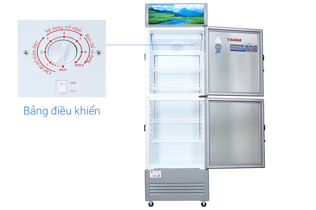 Tủ mát Sanaky 340 lít TM.VH408WL