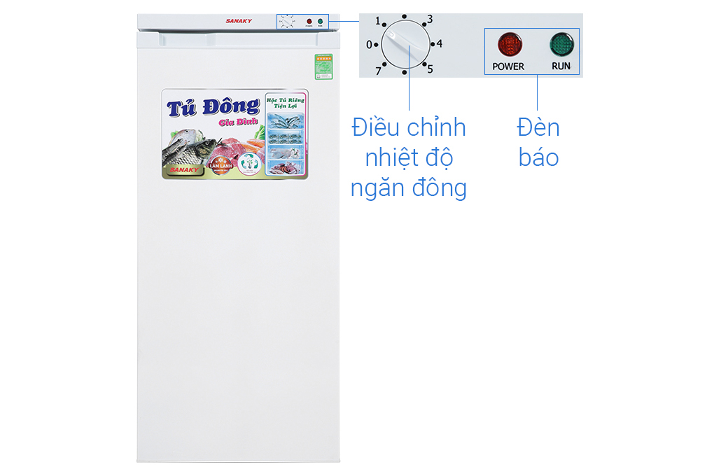 Tủ đông Sanaky 150 lít VH180VD