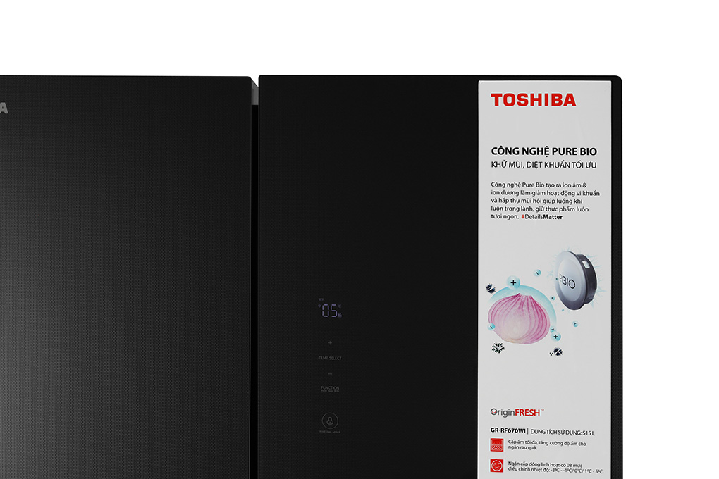 Tủ lạnh Toshiba Inverter 515 lít Multi Door GR-RF670WI-PGV(A9)-BG