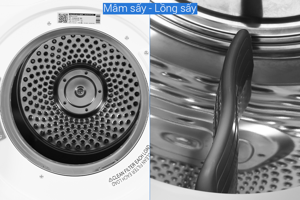 Máy sấy thông hơi Electrolux UltimateCare 8.5 kg EDV854J3WB