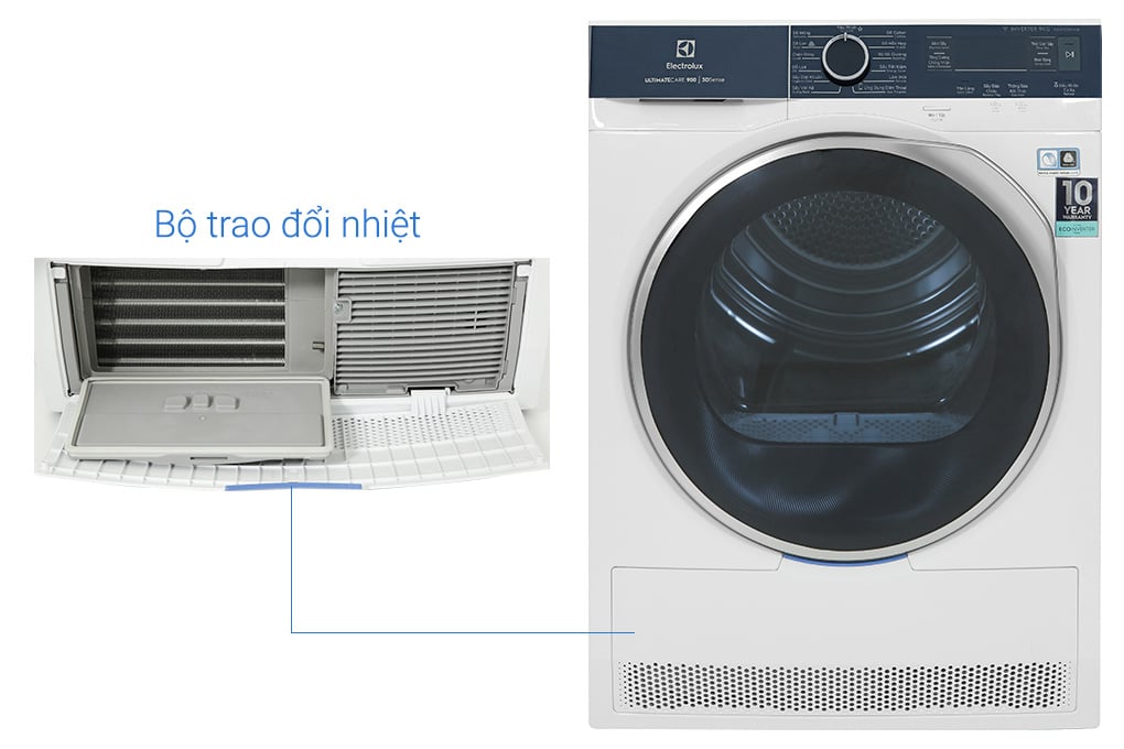 Máy sấy bơm nhiệt Electrolux UltimateCare 9 kg EDH903R9WB