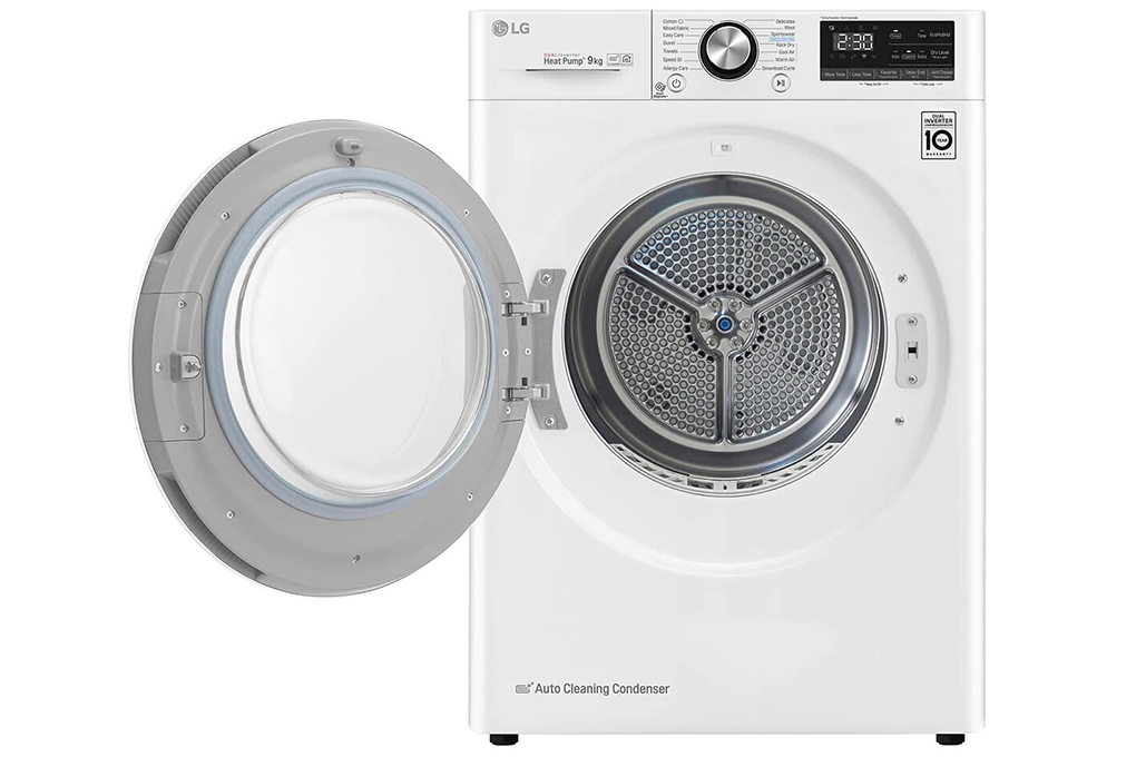 Máy sấy bơm nhiệt LG 9 kg DVHP09W